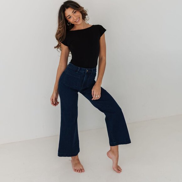 The Sailor Jean | Dark Vintage Indigo | Rolla's Jeans - Picture 3 of 10